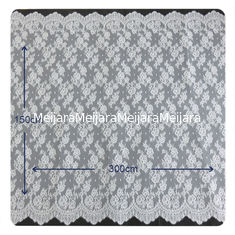Китай Окаимленный флористический Chantilly Scalloped шнурок, BV/СВОЕ Bridal платье 150 x 300 cm поставщик