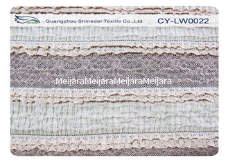 Китай Ткань шнурка простирания OEM/ODM водорастворимая, ткань CY-LW0022 лайкра нейлона хлопка поставщик