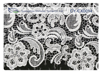 Китай Нейлон OEM/ODM изготовленный на заказ вышил ткани шнурка для платья CY-CX0014 поставщик