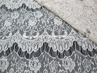 Китай Утончьте полым ткань шнурка ресницы нейлона французским scalloped шнурком для одежды дамы (CY-DN0002) поставщик