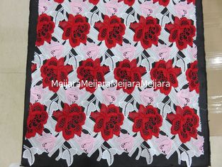 Китай Тяжелый цвет 3 вышил ткани шнурка вязания крючком/ткани Dressmaking поставщик