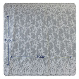 Шнурок 150x300cm Chantilly платья венчания/ПК, флористическая Scalloped ткань цвета слоновой кости окаимленной поставщик