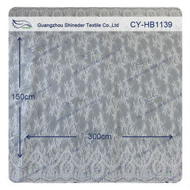 Шнурок 150x300cm Chantilly платья венчания/ПК, флористическая Scalloped ткань цвета слоновой кости окаимленной поставщик