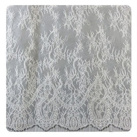 Шнурок 150x300cm Chantilly платья венчания/ПК, флористическая Scalloped ткань цвета слоновой кости окаимленной поставщик
