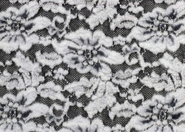 Шнурок Stretchable, ткань CY-LQ0003 белого цветка почищенный щеткой лайкра нейлона рейона поставщик