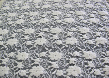 Washable почищенная щеткой флористическая ткань простирания шнурка/ткань CY-LQ0043 лайкра хлопка нейлона поставщик