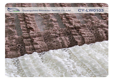 Подгонянная ткань шнурка простирания цвета Breathable с SGS CY-LW0103 ширины 130cm поставщик