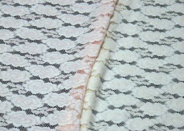 Шикарная покрашенная Breathable почищенная щеткой ткань шнурка жаккарда для женщин поставщик