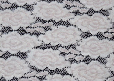 Шикарная покрашенная Breathable почищенная щеткой ткань шнурка жаккарда для женщин поставщик