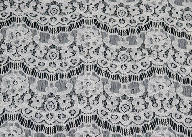 Ткань связыванная ресницей шнурка водорастворимая, Stretchy хлопко-бумажная ткань CY-LW0716 нейлона поставщик