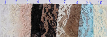 Scalloped Durable ткань сетки шнурка нейлона хлопка, ткань CY-LW0012 шнурка нижнего белья поставщик