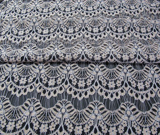 Связыванный Scalloped гипюр черноты ткани сетки шнурка для женское бельё/бюстгальтера CY-DK0038 поставщик