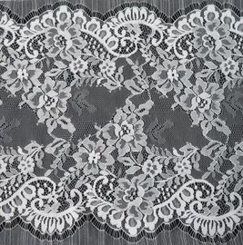 Уравновешивание шнурка отверстии нейлона, шнурок флористического Scallop Bridal для платья вечера поставщик