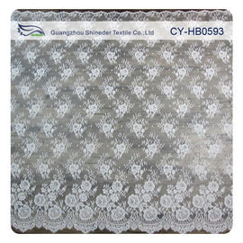 Ткань для платьев венчания, Scalloped флористическая ткань шнурка нейлона Chantily шнурка поставщик