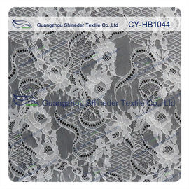 Большое Bridal уравновешивание шнурка Chantilly ресницы/Scalloped ткань шнурка поставщик